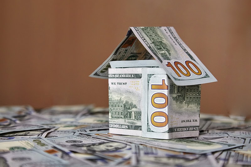 A house made out of money.